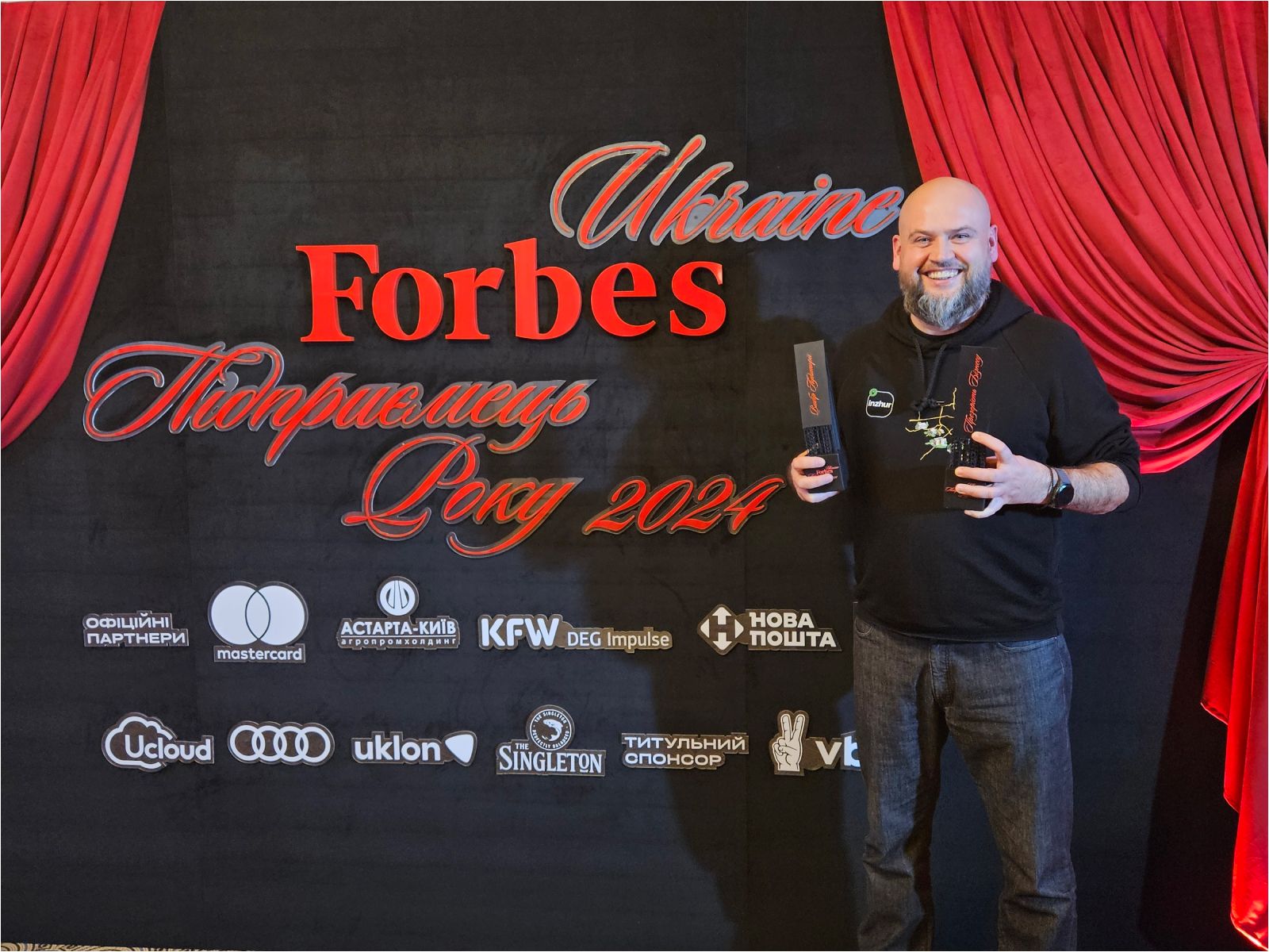 “Підприємець року 2024” від Forbes: Inzhur переміг у 2 номінаціях